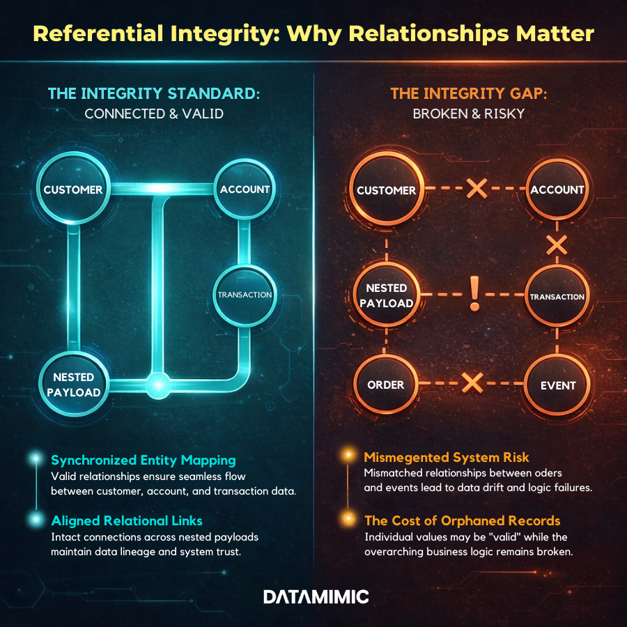 image explains Why referential integrity is non-negotiable